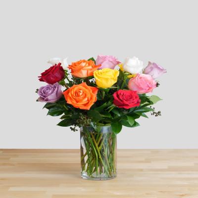 باقة مكس ألوان الجوري 🎨🌹